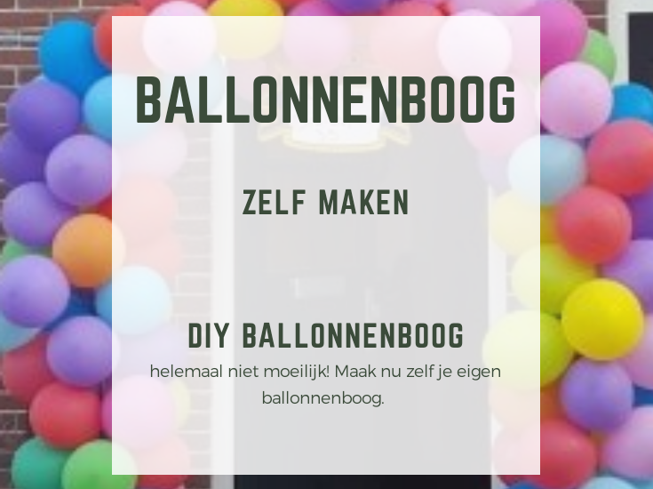 Onwijs Zelf een ballonnenboog maken is helemaal niet moeilijk! |DIY DX-46