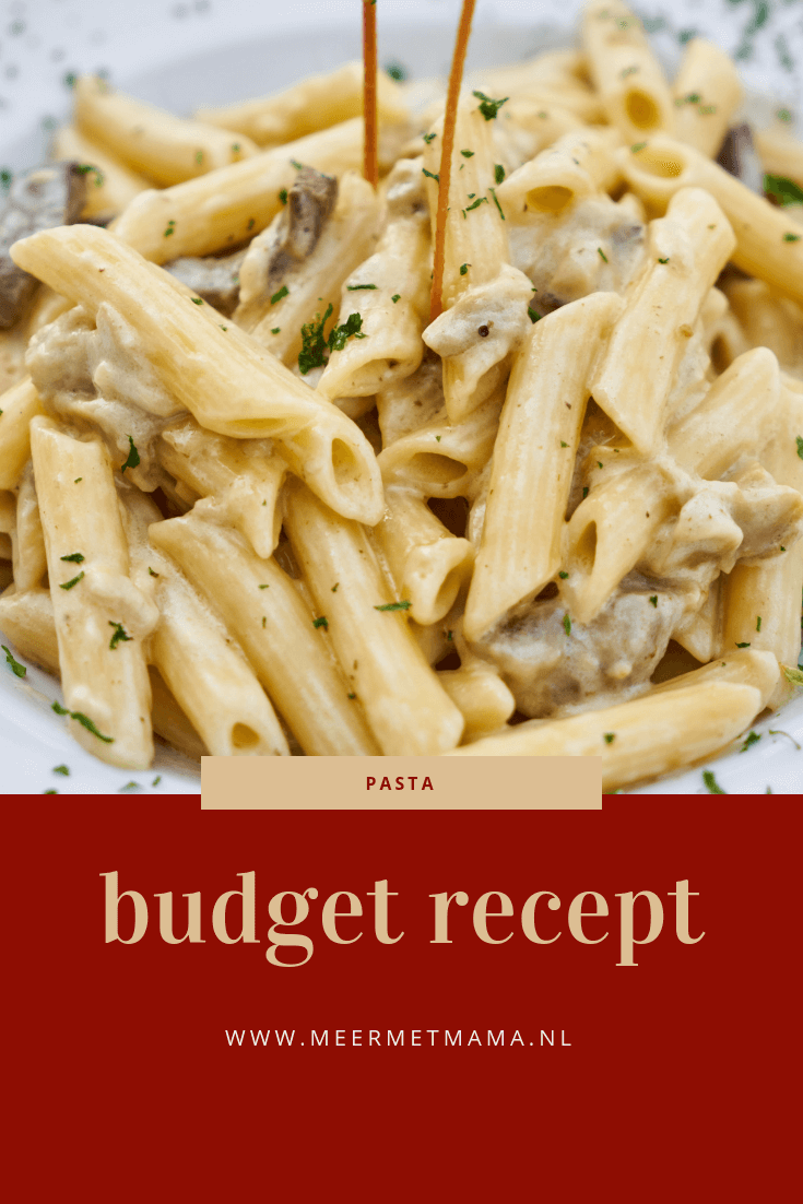 budget recept pasta spinazie