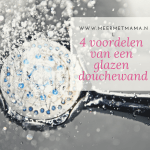 glazen douchewand