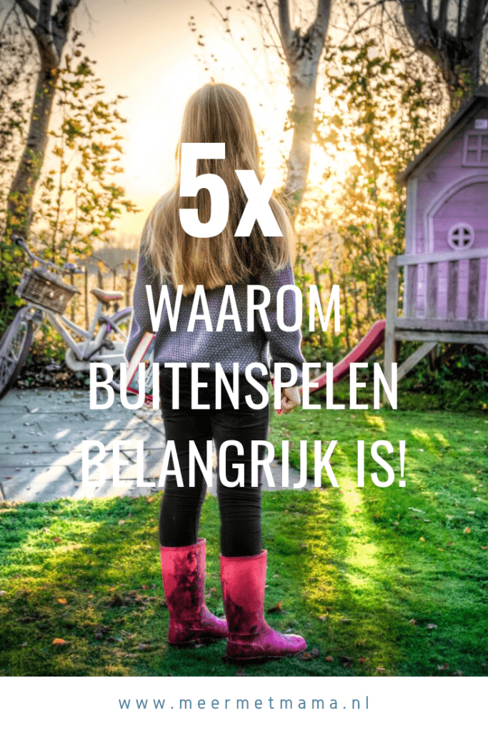 buitenspelen belangrijk