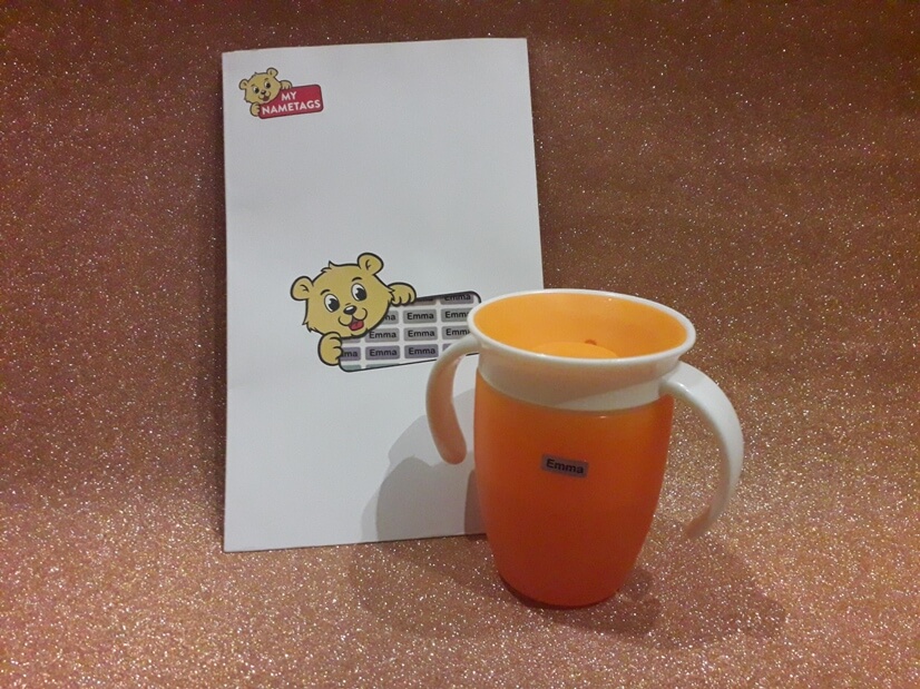 metallic naamstickers