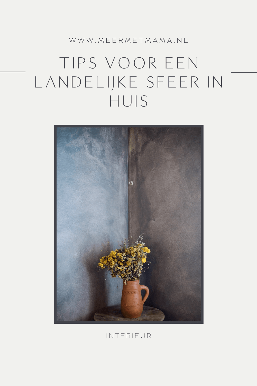 landelijke sfeer in huis